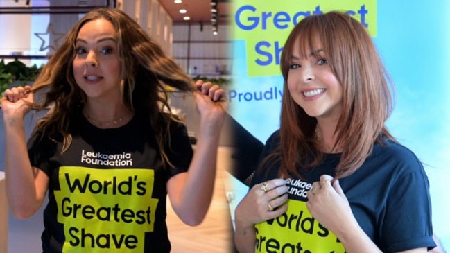 Transformation: Angie Kent takes part in The World's Greatest Shave