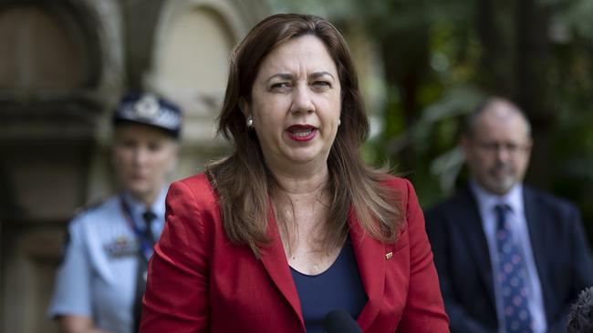 Queensland Premier Annastacia Palaszczuk has refused to back CCC chairman Alan MacSporran. Picture: Sarah Marshall