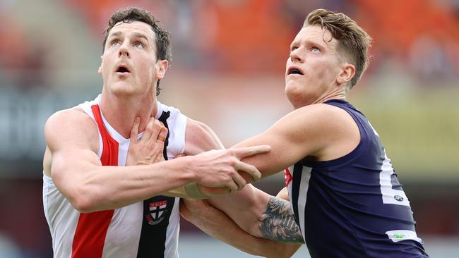 Jake Carlisle has cemented his spot in St Kilda’s best 22. Picture: Michael Klein