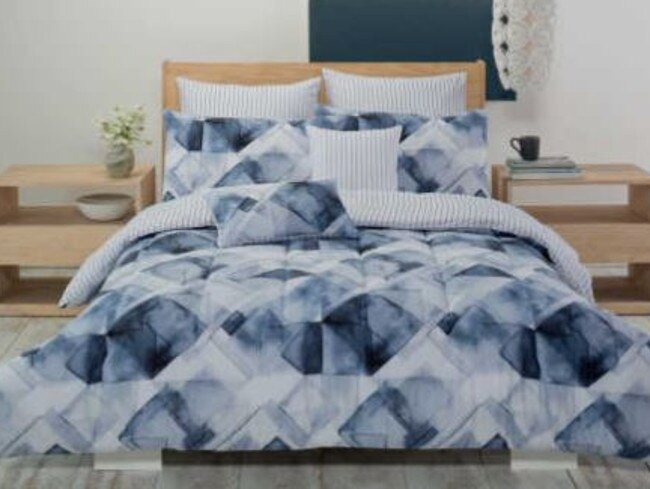 House &amp; Home 7-piece Celeste comforter set (Queen), $71.20, Big W.