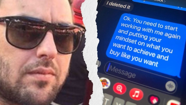 Secret text messages, allegedly from accused drug trafficked Aaron Luke Vasicek (pictured left) have been revealed in court documents. (Generic image pictured right)