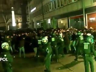 Shocking footage of Cologne sex attacks