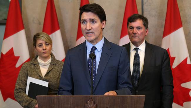 Justin Trudeau has left his country leaderless for the next weeks. Picture: AFP.