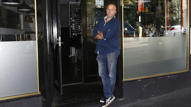 Owner Erez Gordon outside Bishop Sessa Restaurant on Crown Street. Picture: John Appleyard