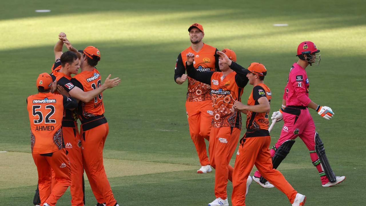 Perth Scorchers defeated Sydney Sixers by 86 runs the last time they met, in Perth. Picture: Paul Kane/Getty Images