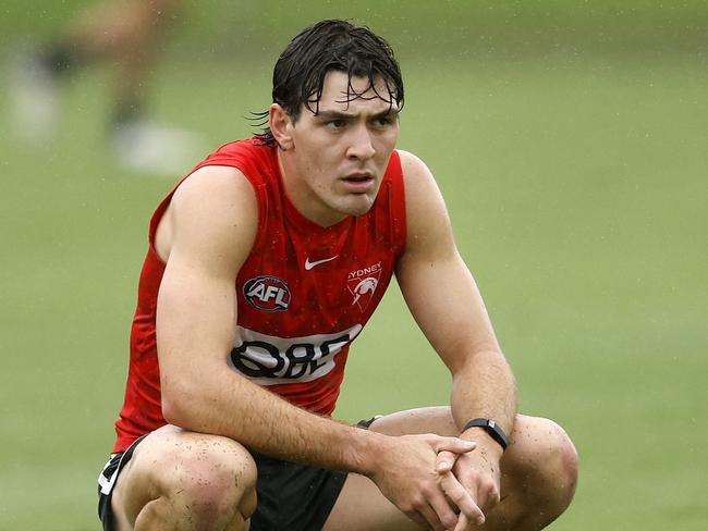 Gulden spent a couple weeks on the periphery of Swans training this pre-season through illness after pushing himself too hard. Picture: Phil Hillyard