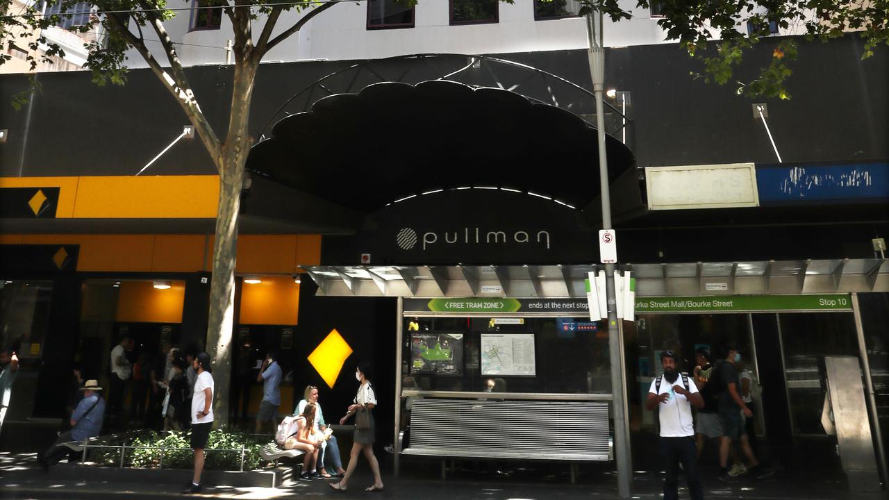 The Pullman Hotel in Melbourne CBD will be turned into a medi-hotel for Covid patients. Picture: NCA NewsWire/ David Crosling