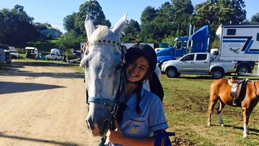 LIFE SAVER: Samantha and her rescue horse Sarge, who she not only nursed back to health, but who helped pull her from the depths of severe helplessness after horrific bullying.