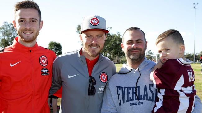 The Wanderers spent all Saturday posing for photos and autographs with the club.