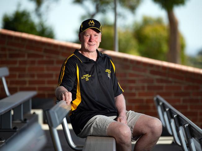 Ross Collins at the mitcham cricket club will play his 500th game next weekend. Picture: Sarah Matray