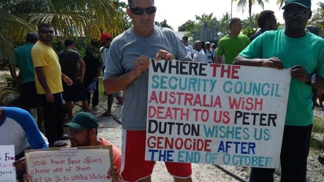 Manus Island asylum seekers are not happy ahead of the detention centre closing down.