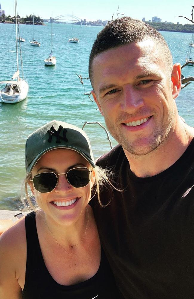 Luke Burgess on his Instagram with his new girlfriend, Tori May.