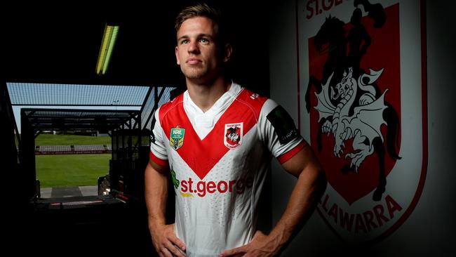 St George Illawarra player Matt Dufty at Win Jubliee Oval, Kogarah. Picture: Gregg Porteous