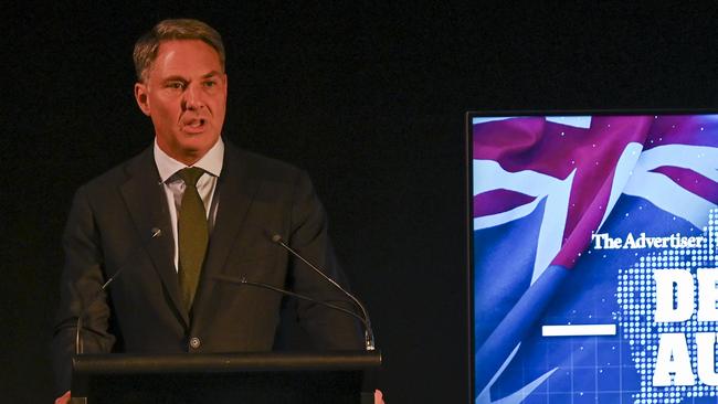 Defence Minister Richard Marles addressed the Defending Australia landmark forum at the Australian War Memorial, Canberra, in May. Picture: NCA NewsWire / Martin Ollman