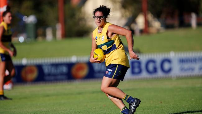 Woodville-West Torrens SANFLW player Teagan Usher. Picture: Deb Curtis