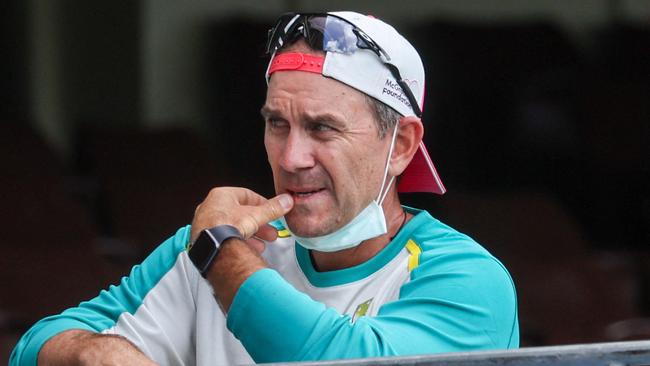 Former Australian coach will be in charge of the Lucknow Super Giants. (Photo by DAVID GRAY / AFP)