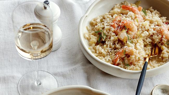 Prawn & fennel risotto. Picture: Guy Bailey.