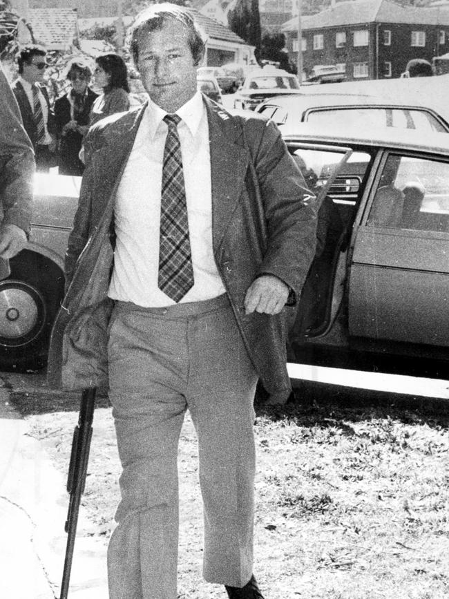 Detective Sergeant Roger Rogerson in Sydney in 1981.