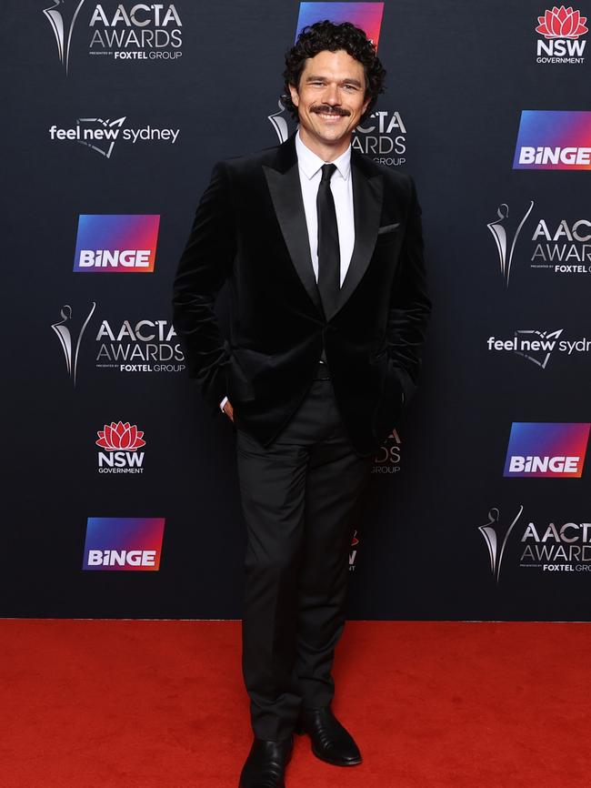 Luke Arnold at the 2022 AACTA Awards in Sydney. Picture: Matrix