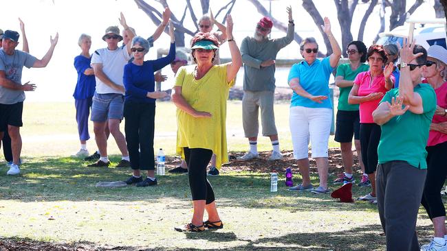 Free Tai Chi classes are held at Burleigh on Monday and Wednesday mornings.