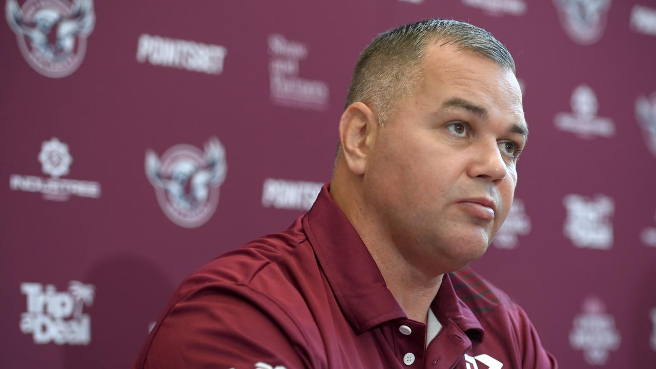 SYDNEY, AUSTRALIA - NewsWire Photos NOVEMBER 29, 2022: Newly appointed Manly Sea Eagle Coach Anthony Seibold at Brookvale Oval. Picture: Jeremy Piper