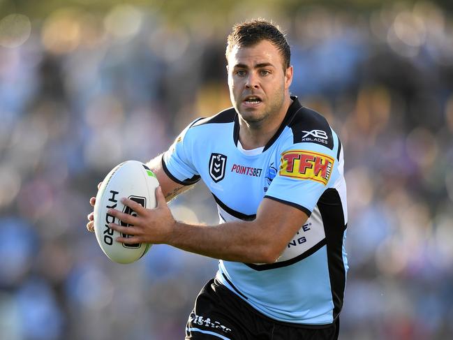 Junior rugby league players on the Northern Rivers can reciece video messages from NRL players like Cronulla Sharks star Wade Graham. Photo Joel Carrett.