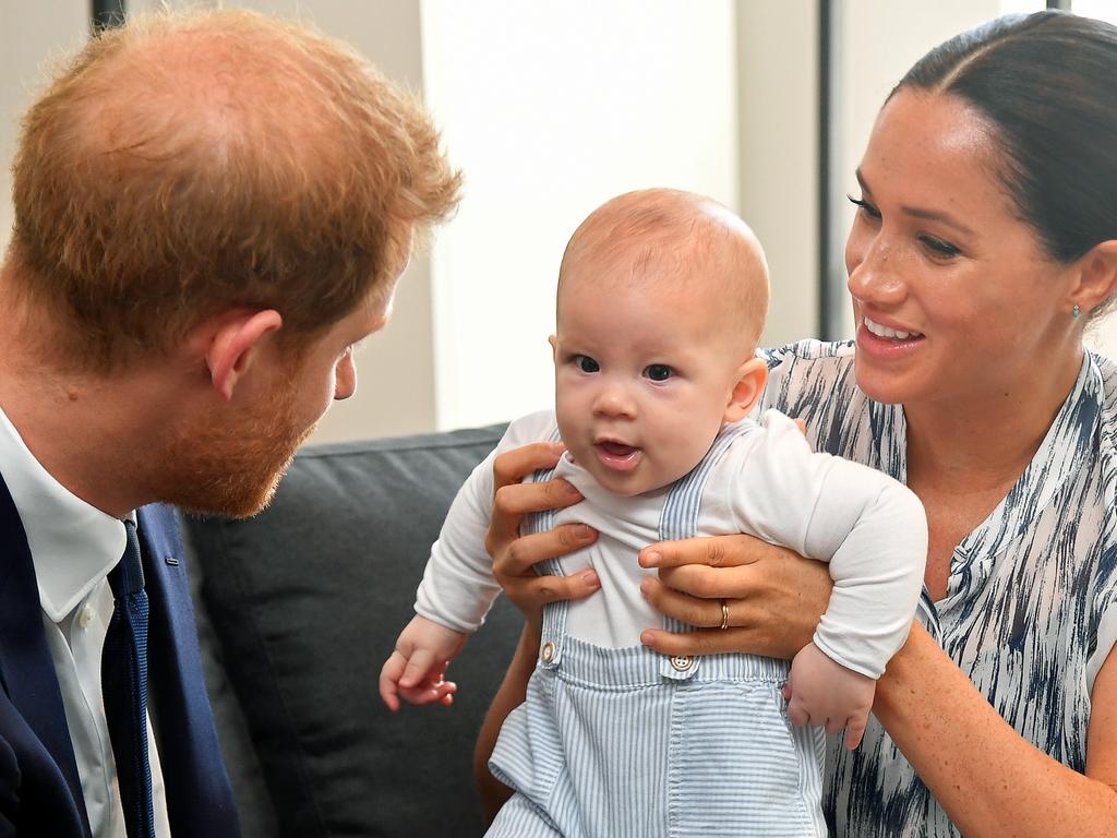 Archie stole the show on day two of the royal tour. Picture: Toby Melville - Pool/Getty Images.