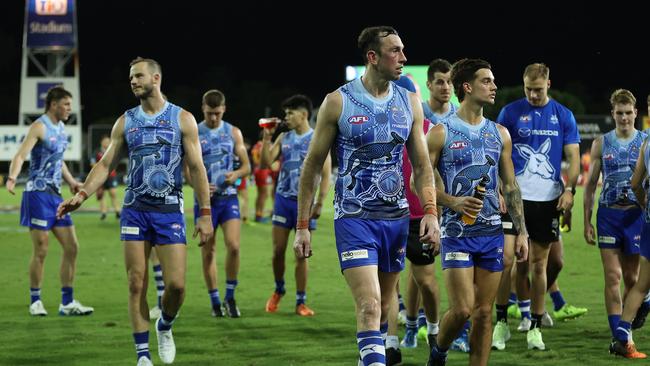 North Melbourne suffered its 11th defeat of the season against Gold Coast. Picture: Robert Cianflone/Getty Images