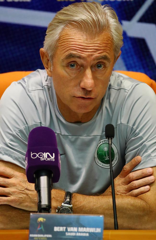 Bert van Marwijk comes to the Socceroos after qualifying Saudi Arabia for Russia for the first time 2006. Picture: George Salpigtidis