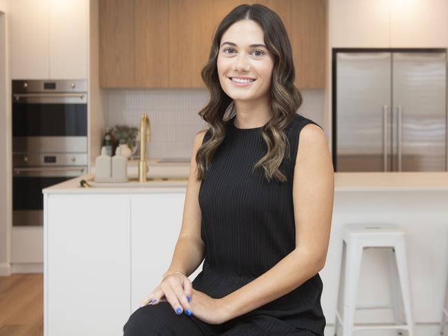 Renee Booth at her Blacktown home. Picture: Jeremy Piper