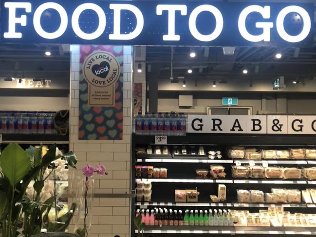 The interior of the Coles Local outlet in Manly. Picture: Jim O’Rourke