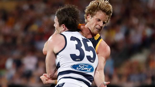 Is Rory Sloane in trouble for this hit? Picture: Getty