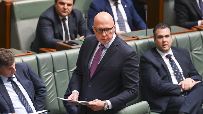 Mr Dutton was accused of conflating the High Court’s decision with a rise in anti-Semitism. Picture: Martin Ollman/NCA NewsWire.