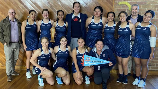 Mr Walker (principal) Maddy Iva Jada Anstee The winning first netball team Aloma Otuafi Tia Crombie Telisha tafa Ema wood Kadasha Maâ&#128;&#153;afu Seilala otuaifi Front row: Keelie Nason Miah ward Lathia Sheppard Deanne Hamilton (coach)