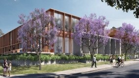 Artist impressions of the multimillion-dollar facility proposed for Macquarie University