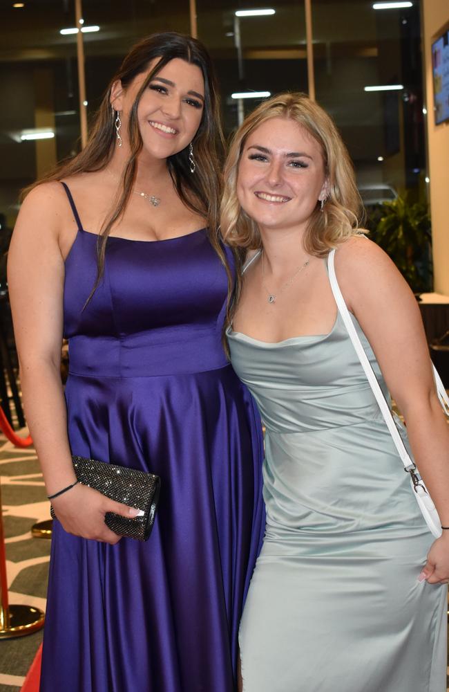 Hayley and Bree at the 2022 Maroochydore State High formal.