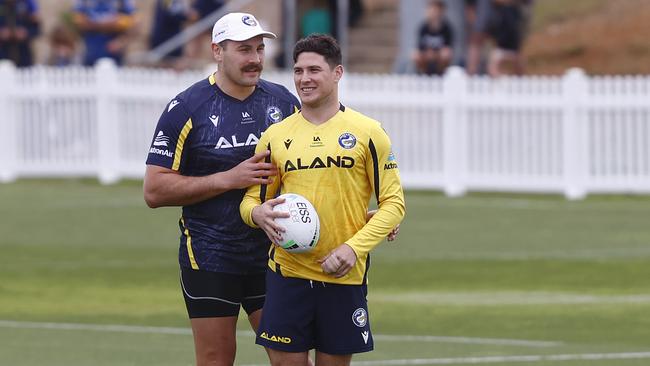 Campbell-Gillard and Mitchell Moses are preparing for the biggest game of their lives. Picture: Richard Dobson