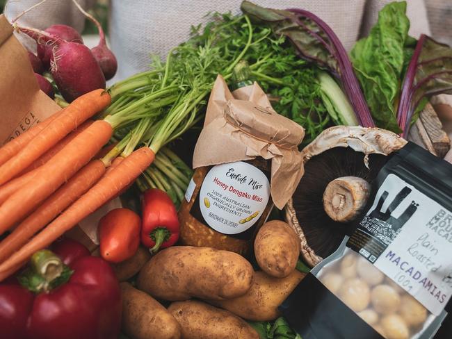 One of the Tramsheds Growers Markets’ boxes. Picture: Supplied