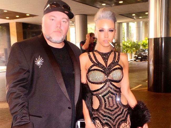 Kyle Sandilands and Imogen Anthony hit The Star.