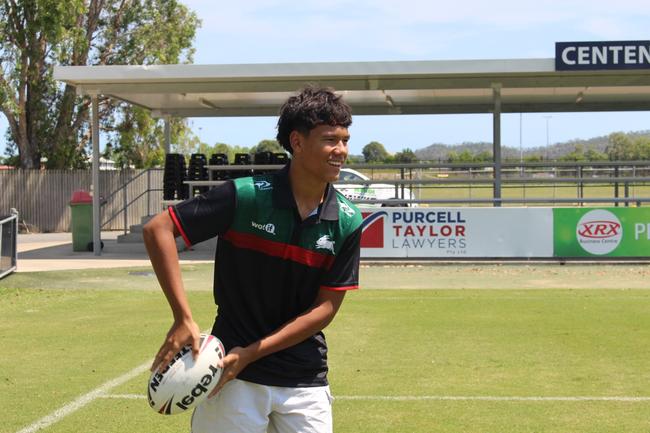 Malakai Martin is the first Townsville Blackhawk to receive a South Sydney Rabbitohs sponsorship for 2025. Picture: Supplied