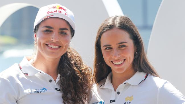 The Fox sisters at the world championships launch in Sydney. Picture: Supplied