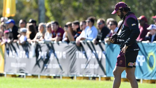 Maroons fans are always part of the Queensland plan. (AAP Image/Dave Hunt)