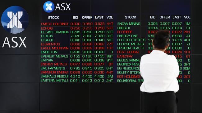 7/2/25: The Australian stock exchange in Sydney. John Feder/The Australian.