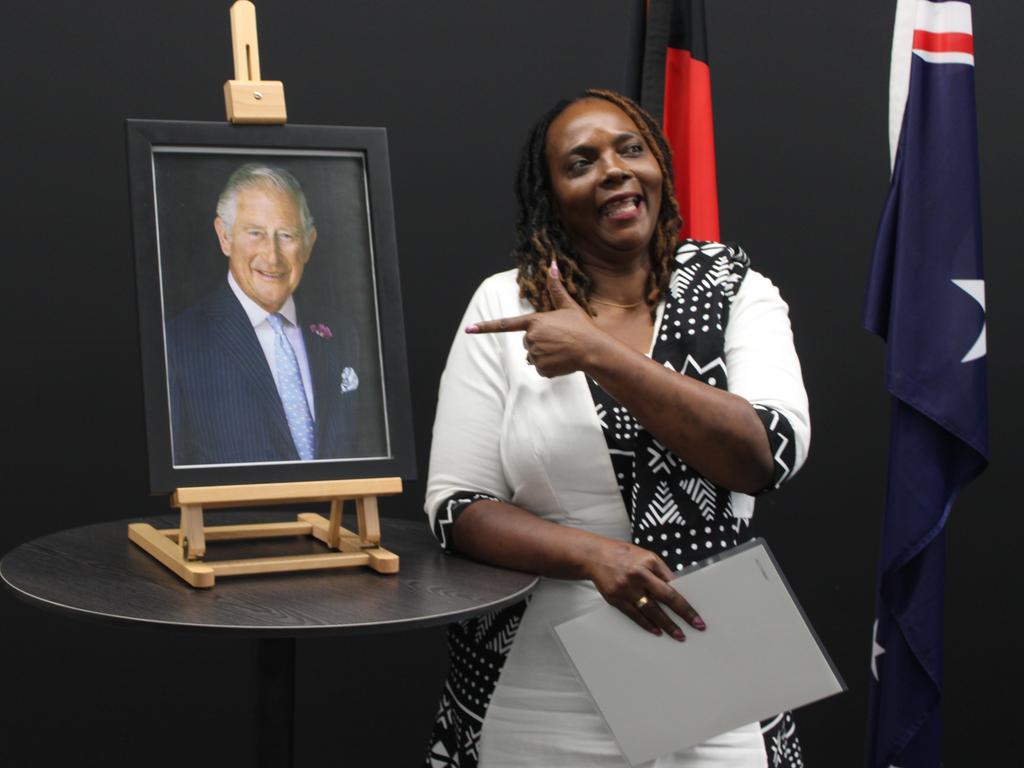 Zimbabwean expatriate Hildah Sharne got to know her new head of state at the 2024 Australian Citizenship Ceremony in Bundaberg.