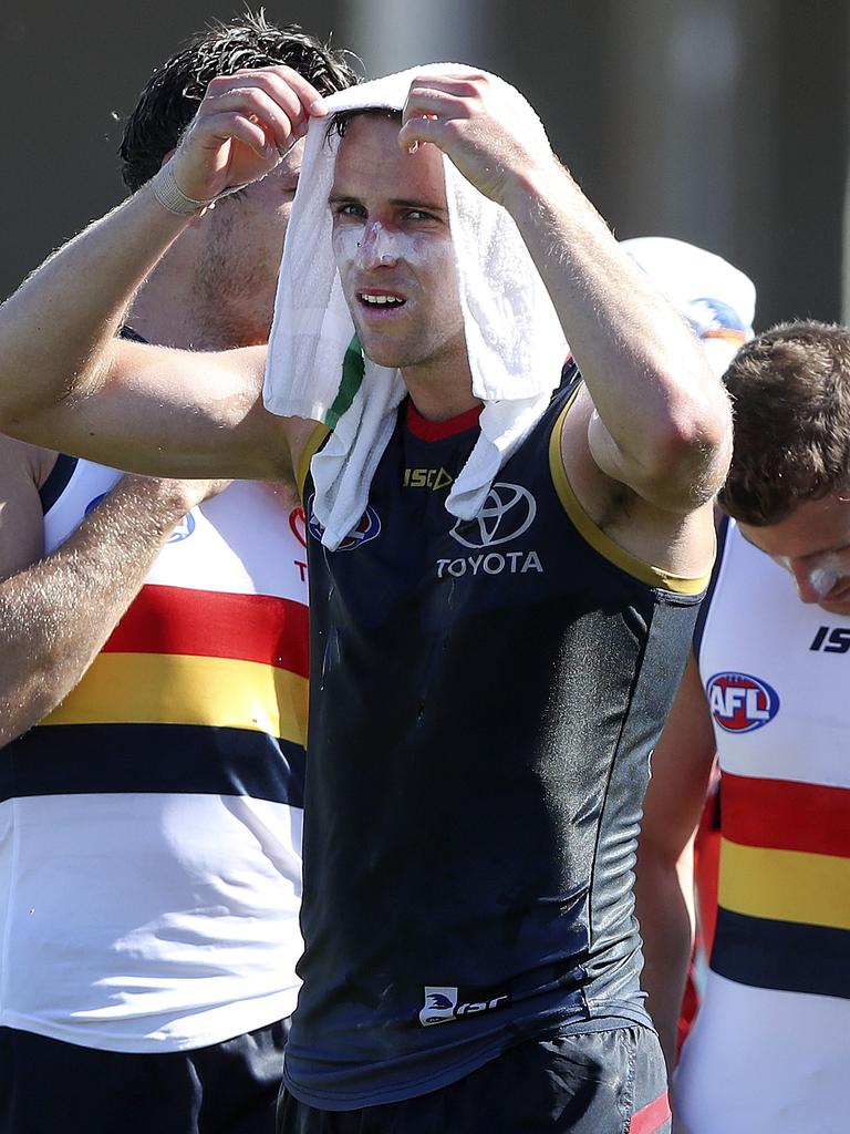 Adelaide Crows Brodie Smith and Tom Doedee developed leadership