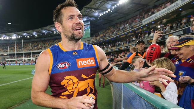 Luke Hodge says goodbye to Brisbane’s fans.