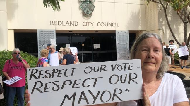 Cleveland resident Meg Elcome said she was disgusted that the mayor was not consulted before the portfolio scheme was announced. The structure will include eight councillors hand-picked by the deputy mayor. Pictures: JUDITH KERR