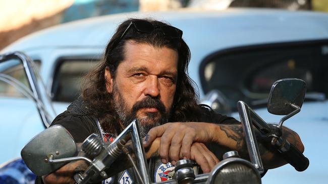 Bikie Mick Kosenko who is being preferences by Labor. Picture: Lyndon Mechielsen/The Australian