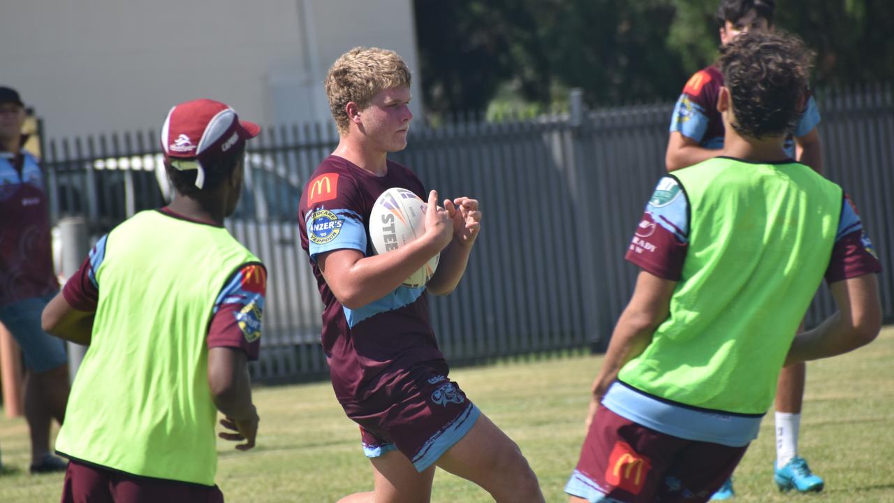 CQ Capras under-17 boys squad pre-season training session at The Cathedral College, Rockhampton, on January 11, 2025.