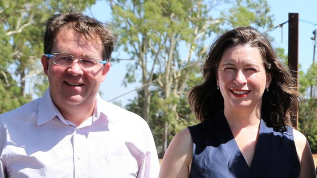 LNP senators James McGrath and Susan McDonald.